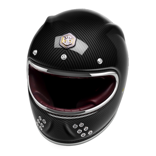 GUANG Full Face Charbon glossy-o Casques Guang Helmet