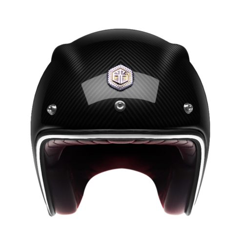 GUANG Open Face Charbon glossy-fn Casques Guang Helmet