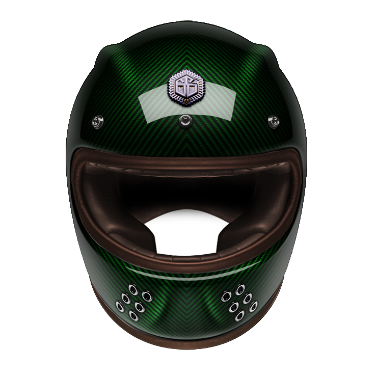 GUANG-Full Face-Emerald-Glossy-f-Casques-Guang-Helmet