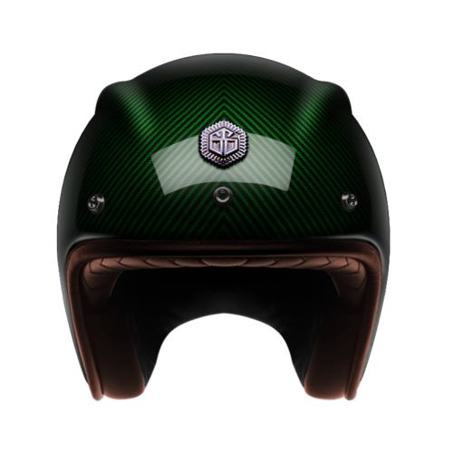 GUANG-Open Face Emerald-glossy-f1-Casques-Guang-Helmet