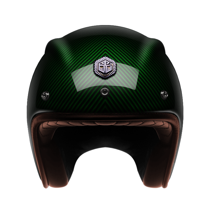 GUANG-Open Face Emerald-glossy-f1-Casques-Guang-Helmet