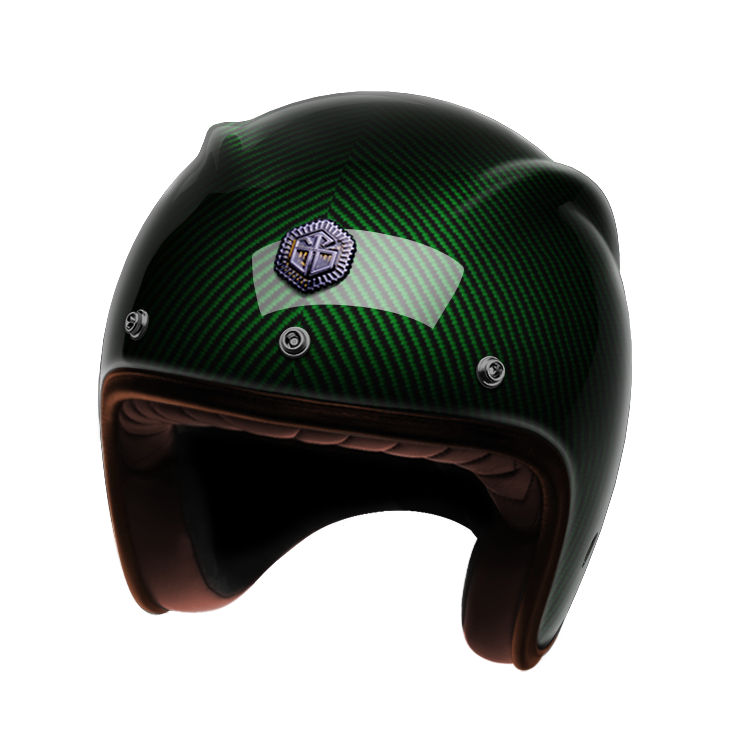 GUANG-Open Face Emerald-glossy-p1-Casques-Guang-Helmet