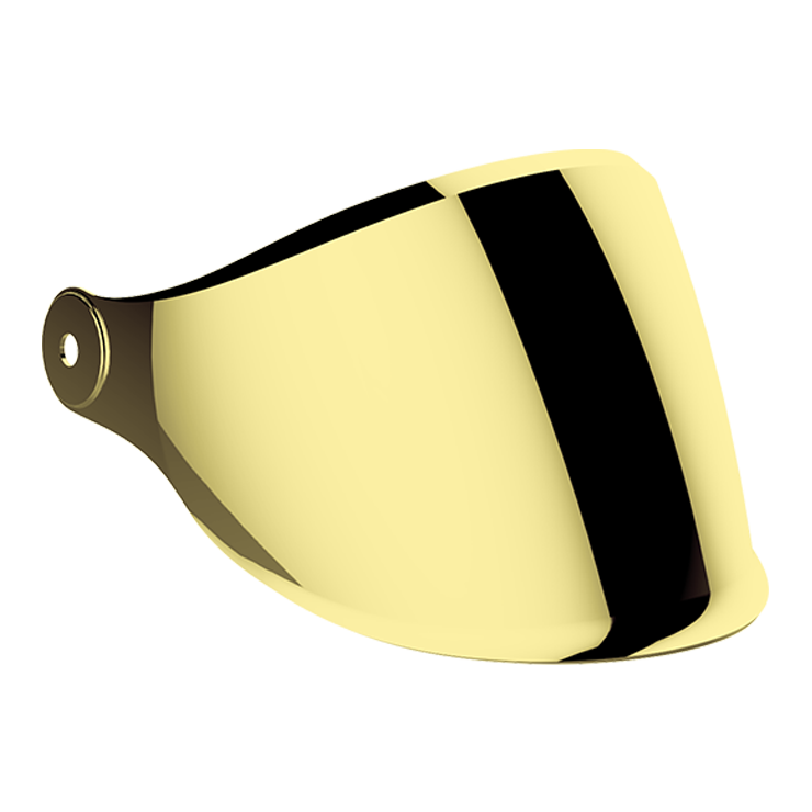 Jet Helmet Visor Irridium Gold_side