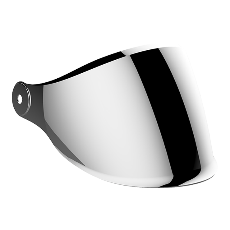 Jet Helmet Visor Irridium Silver-1