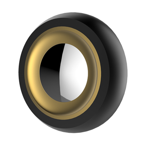 Black Cup Gold Ring Silver Eye-1