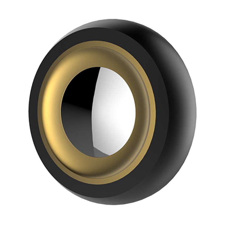 Black Cup Gold Ring Silver Eye-1