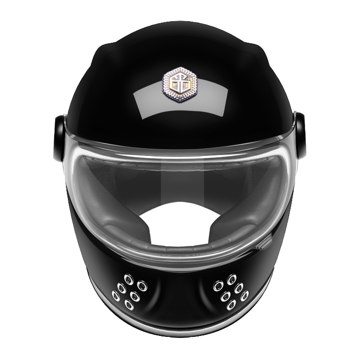 X-GUANG Full Face Hématite Glossy-XL - Image 2