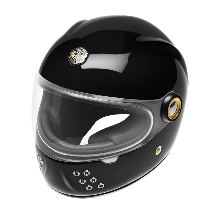 X-GUANG Full Face Hématite Glossy-XL