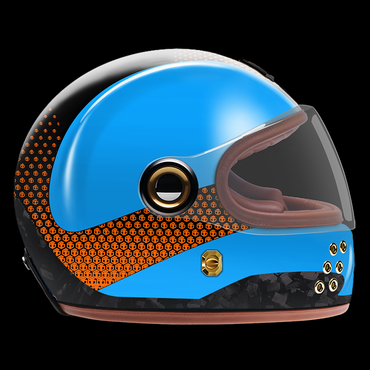 GUANG Full Face Custom Helmet Divo 1802-XL - Image 4