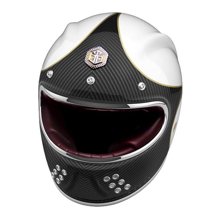 GUANG Full Face speedrun  carbon&white -M